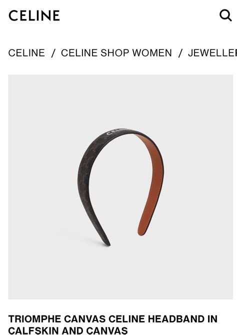 celine hair band|celine hair clip.